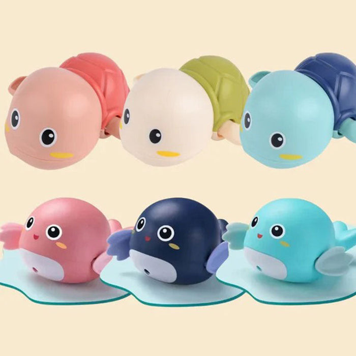 Badleksak med simsköldpaddor