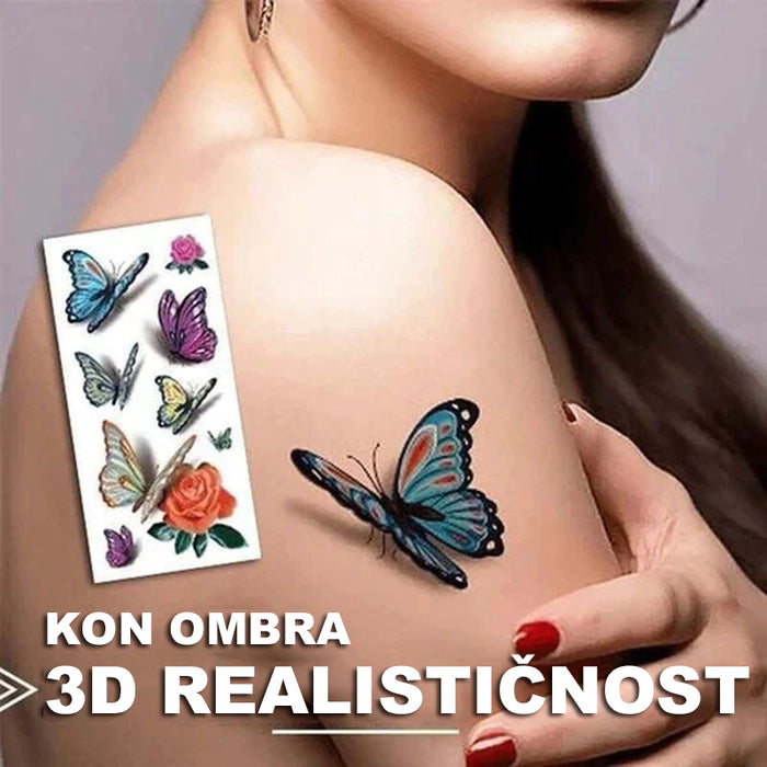 Fasonable 3D tetování samolepka 50 STK