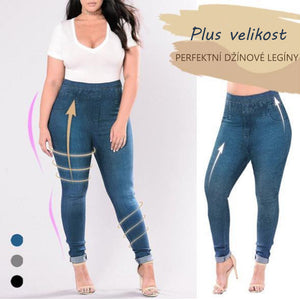 Slim Stretch Jeans Legíny pro ženy