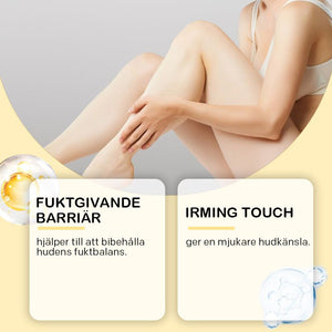 Återfuktande och återfuktande jämn hudton för kroppen, återfuktande kräm