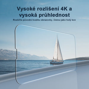 Pro iPhone Prachotěsná a protiskluzová vytvrzená fólie + nástroj pro bezprašnou fólii