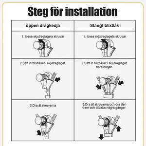 Avtagbar dragkedja （6 st）