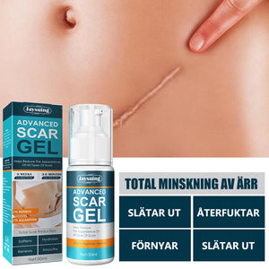 Gel för eliminering av ärr minskar mörka fläckar