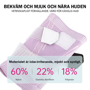 Praktisk knäskydd med kompression
