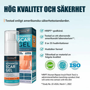 Gel för eliminering av ärr minskar mörka fläckar