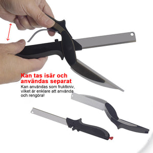 Köksskärare 2 i 1 kniv sax