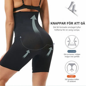 Shorts för kvinnor med bukplastik